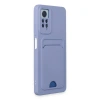 Xiaomi Redmi Note 12 Pro 4g Kılıf Kelvin Kartvizitli Silikon - Lila