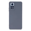 Xiaomi Redmi Note 12 Pro 4g Kılıf Nano İçi Kadife Silikon - Gri