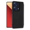 Xiaomi Redmi Note 13 Pro 4g Kılıf Flip Cover - Siyah