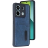 Xiaomi Redmi Note 13 Pro 4g Kılıf Sara Kartvizitli Deri Kılıf - Lacivert