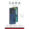 Xiaomi Redmi Note 13 Pro 5g Kılıf Sara Kartvizitli Deri Kılıf - Kırmızı