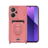 Xiaomi Redmi Note 13 Pro Plus Kılıf Zuma Kartvizitli Yüzüklü Silikon - Pembe
