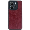 Xiaomi Redmi Note 14 4g Kılıf Aras Deri Kapak - Bordo