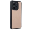 Xiaomi Redmi Note 14 4g Kılıf Aras Deri Kapak - Pudra
