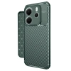 Xiaomi Redmi Note 14 4g Kılıf Auto Focus Karbon Kapak - Koyu Yeşil
