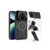 Xiaomi Redmi Note 14 Pro 4g Kılıf Joy Lens Standlı Kapak - Siyah