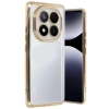 Xiaomi Redmi Note 14 Pro 4g Kılıf Razer Lensli Silikon - Gold