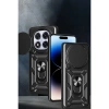 Xiaomi Redmi Note 14 Pro Plus Kılıf Pars Lens Yüzüklü Silikon - Kırmızı