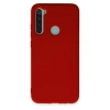 Xiaomi Redmi Note 8 Kılıf Nano İçi Kadife Silikon - Kırmızı