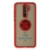 Xiaomi Redmi Note 8 Pro Kılıf Montreal Yüzüklü Silikon Kapak - Kırmızı