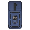 Xiaomi Redmi Note 8 Pro Kılıf Pars Lens Yüzüklü Silikon - Lacivert