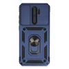Xiaomi Redmi Note 8 Pro Kılıf Pars Lens Yüzüklü Silikon - Lacivert