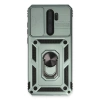 Xiaomi Redmi Note 8 Pro Kılıf Pars Lens Yüzüklü Silikon - Yeşil