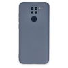Xiaomi Redmi Note 9 Kılıf Nano İçi Kadife Silikon - Gri