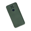 Xiaomi Redmi Note 9 Kılıf Nano İçi Kadife Silikon - Koyu Yeşil