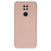 Xiaomi Redmi Note 9 Kılıf Nano İçi Kadife Silikon - Pudra