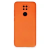 Xiaomi Redmi Note 9 Kılıf Nano İçi Kadife Silikon - Turuncu