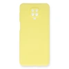 Xiaomi Redmi Note 9 Pro Kılıf Nano İçi Kadife Silikon - Sarı