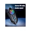 Y12  Motor Kask Kulaklık Rgb Modlu Radyolu Motosiklet Kulaklık 5.3 Bluetooth Intercom