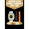 Yeni Nesil 3 Kordonlu Kol Saati 49 Mm Amoled Ekran Akıllı Saat