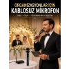 Yeni Nesil Kablosuz El Mikrofonu Seti Dijital Ekranlı Çift Mikrofonlu