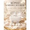 Yeni Nesil Küpeli Kablosuz Kulaklık Güçlü Bataryalı