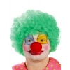 Yeşil Renk Kıvırcık Afro Palyaço Seti