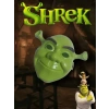 Yeşil Shrek Maskesi 21x25 Cm