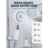 Yüksek Basınçlı Filtreli Duş Başlığı Mineral Filtreli Su Tasarruflu El Duşu