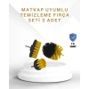 Yüksek Devirde Etkili Temizlik Sağlayan Matkap Ucu Fırça Seti