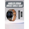 Yuvarlak Kasa 46mm Akıllı Saat Android Ve Ios Uyumlu Uyku Ve Sağlık Takibi