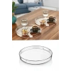Yuvarlak Tepsi Füme Şeffaf82930 (599)