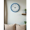 Zentime 36 Cm Mavi Dekoratif Duvar Saati