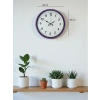 Zentime 36 Cm Mor Dekoratif Duvar Saati