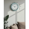 Zentime 36 Cm Turkuaz Dekoratif Duvar Saati