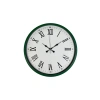 Zentime 36 Cm Yeşil Dekoratif Duvar Saati