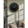 Zentime Vintage 40 Cm Metal Modern Duvar Saati