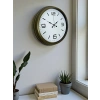 Zentime 40 Cm Metal Eskitme Vintage Duvar Saati