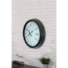 Zentime 40 Cm Siyah Şık Duvar Saati
