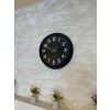 Zentime 40 Cm Siyah Şık Duvar Saati
