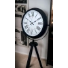 Zentime Siyah Roma Rakamlı Lüks Tasarım Tripod Ayaklı Saat