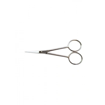 009-400 Ayrık Saplı Nakış Makası No: 4 İnç / 10,16 Cm - Nikel Kaplama