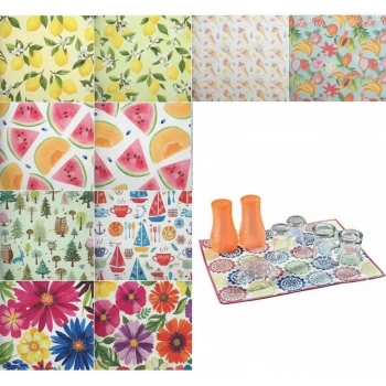 10 Adet Kurutmalık Mikrofiber Kurutma Bulaşık Tezgah Altlığı (599)