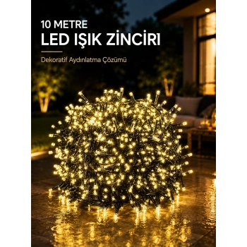 10 Metre Gün Işığı Led Işık Hafif Ve Taşınabilir Özel Günler İçin