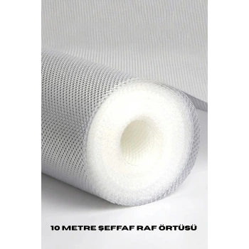 10 Metre Şeffaf Silikonlu Kaymaz Çekmece İçi Düzenleyici