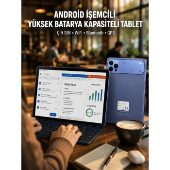 10.1 İnç Geniş Ekran Android Tablet 4g Lte Çift Sım Yeni Nesil