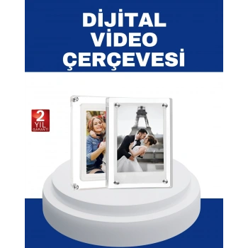 1024x600 Çözünürlüklü 7 İnç Dijital Görüntü Çerçevesi – Canlı Ve Net Ekran