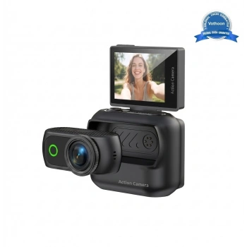 1080p Dijital Video Kamera (32gb) Kart Dijital Vlog Fotoğraf Makinesi  Türkçe  Siyah