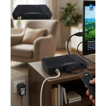 1080p Hd Görüntü Kaliteli Uydu Alıcı Hdmı Çıkışlı Usb Destekli Kolay Kurulum