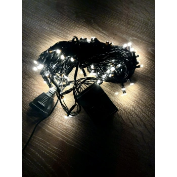 10m 100 Led Damla Uçlu Gün Işığı Siyah Kablo Mz-17-3